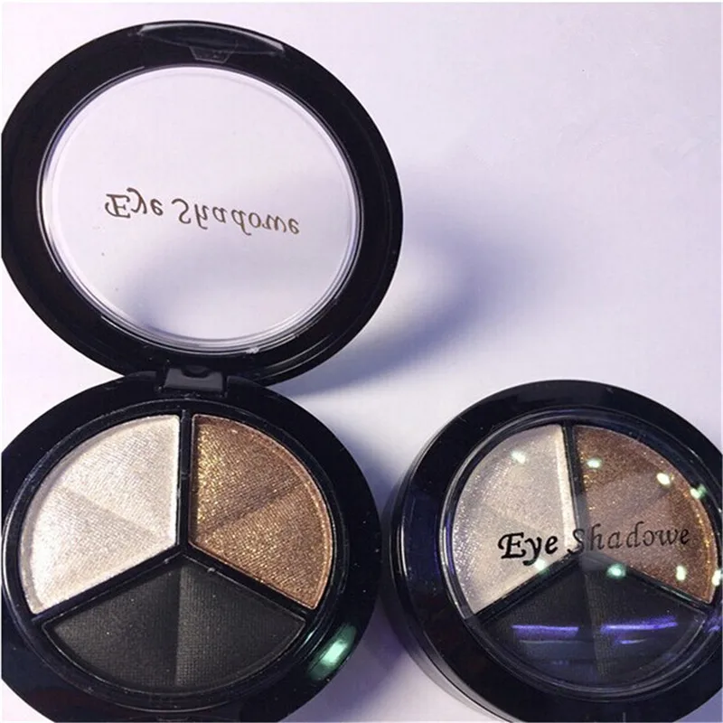 

Eye Shadow Professional Makeup Set 3 Colors Natural Nude Glitter Matte Eye Shadow Palette