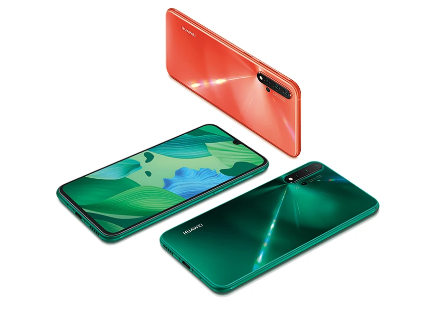 huawei Nova 5 pro мобильный телефон 2340x1080 пикселей мульти сенсорный изогнутый экран usb тип-c Android 9,0 Google play NFC