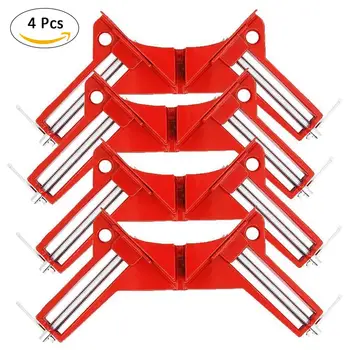 

4PCS Right Angle Degree Corner Capacity Clamp DIY Glass Aquarium Quick Fixing Picture Frame Clip home kitchen bag clips 40