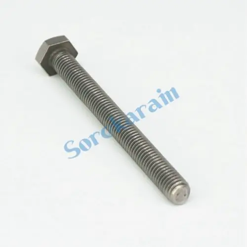 10 шт/лот M8x80mm TA2 GR2 Ti Титан шестигранный винт с головкой болты противокислотные коррозии