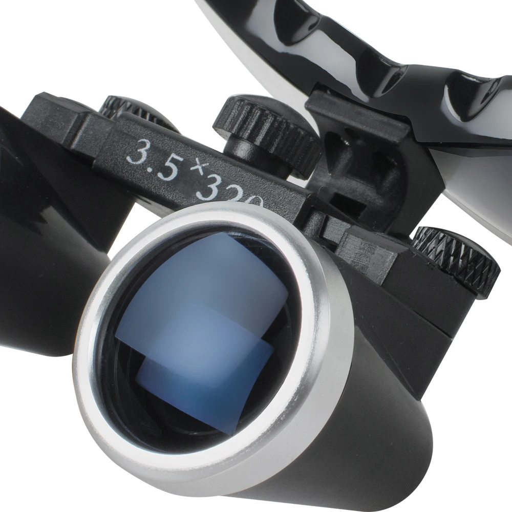 3.5X 320mm Optical Glass Loupe High-end Luxury Dental Surgical Medical Binocular Loupes Dentist Dental Tools