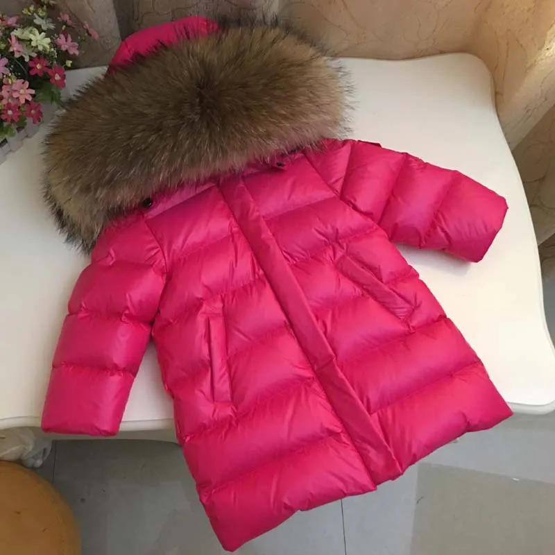 

Children's Down Jacket Baby Clothing Baby Boys Jacket Coat 2018 Winter Jacket Warm Hooded Long Sleeve Jacket Coat