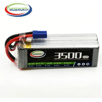 

6S 22.2V 3500mAh 30C Lipo Battery For RC Quadcopter Drone Car Airplane Helicopter Remote Control Toys Lithium Polymer Battery
