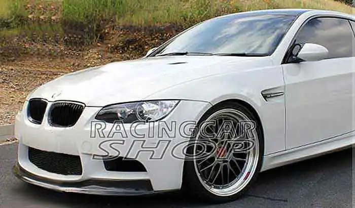 AK STYLE REAL CARBON FIBER FRONT LIP SPOILER FIT FOR BMW E90 E92 E93 M3 BUMPER