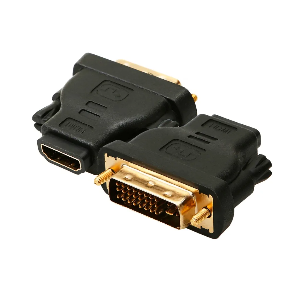 DVI 24+5 Male to HDMI Female Adapter Gold Plated DVI I to HDMI Adaptor