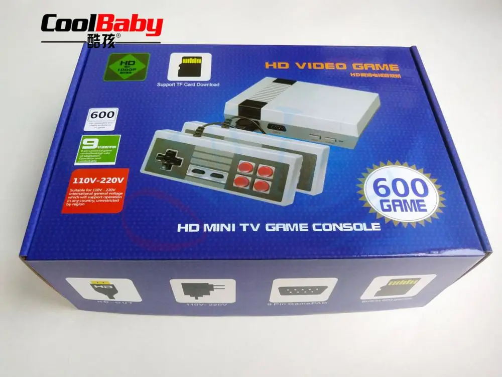 5 шт. Мини Ретро ручной игровой плеер семейная игровая консоль HDMI порт 600/621 8 бит