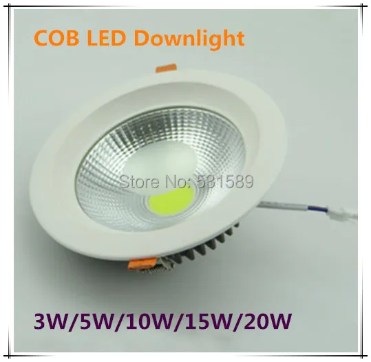 

DHL 20PCS 30W COB LED downlight COB replace to 300W halogen bulb high quality high lumens two years warranty