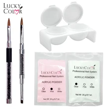 Профессиональный акриловый жидкий и кристаллический порошок, УФ-гель для наращивания ногтей, накладные ногти, 1 бутылка, 100 мл