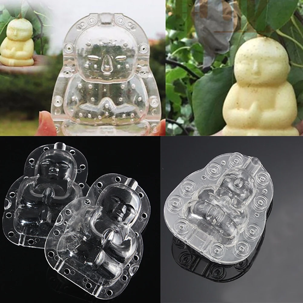 Bluelover Buddha-Förmige Früchte Gestaltung Form Garten Apfel Birne Pfirsich-Wachstum Die Bildung Von Schimmel-Tool 7,5 Cm 