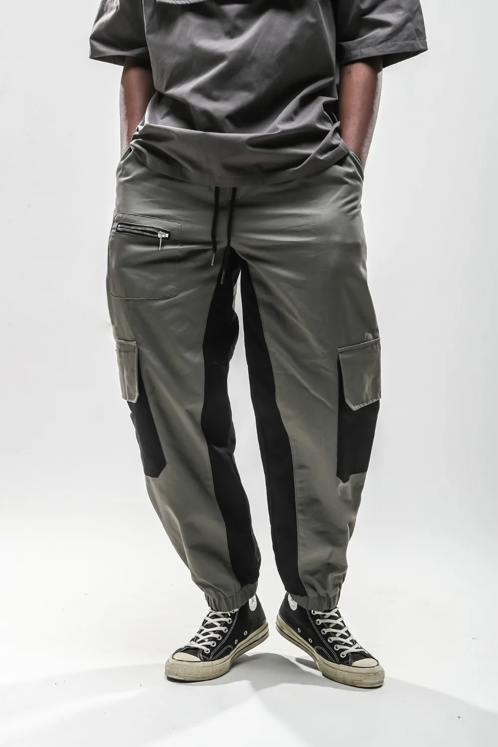 VFIVEUNFOUR 2019 New Arrivals Color Block Patchwork Hip Hop Pockets Pants Streetwear Mens Joggers Trousers Casual Harajuku Pants