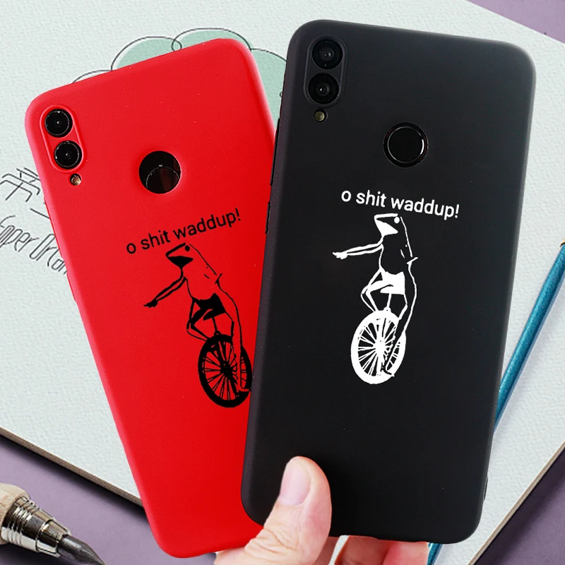 Funny Mobile Phone Cases for Huawei Honor Note Mate10 Pro 20X Nova3 3i Case Cute Frog Soft Silicone Cell Cover Accessories |
