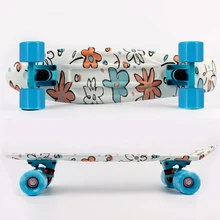 2016 Children’s Scooter Mini Cruiser Peny Board Skateboards Printed 22inch Skateboard Complete Longboard Deck Skate Board