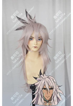 

Anime Fate Apocrypha Siegfried Cosplay Wig 80cm Long Heat Resistant Synthetic Hair Wigs (Need Modelling)+ Wig Cap