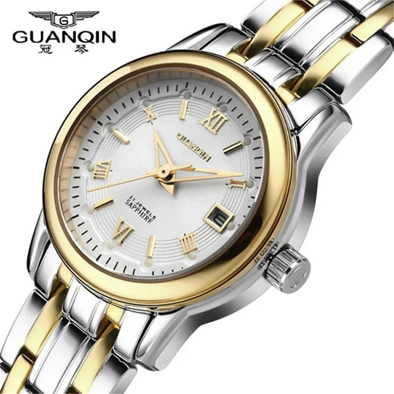 Prix pour GUANQIN Mode Quartz Montre Relogio Feminino Montres Femmes Robe Marque De Luxe Étanche Or Bracelet Montre-Bracelet montre femme Prix pour GUANQIN Mode Quartz Montre Relogio Feminino Montres Femmes Robe Marque De Luxe Étanche Or Bracelet Montre-Bracelet montre femme
