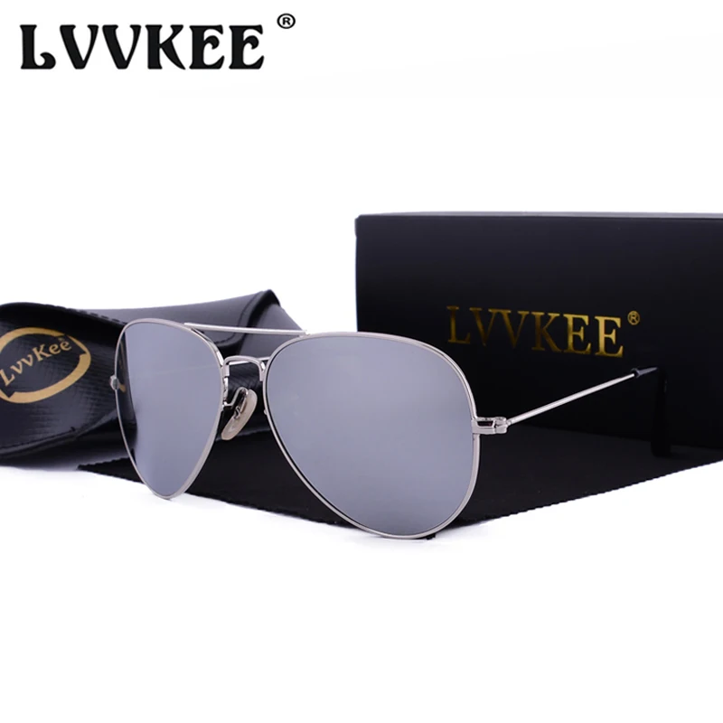Горячее предложение LVVKEE, Классические зеркальные солнцезащитные очки es для мужчин/женщин, красочные отражающие 58 мм, очки из закаленного стекла, аксессуары, солнцезащитные очки es