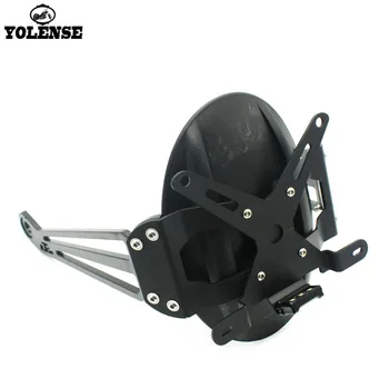 

For KTM Duke200 DUKE390 DUKE 200 390 Rear Mudguard Mud Fender License Plate Bracket Licence Holder Support with LED Light