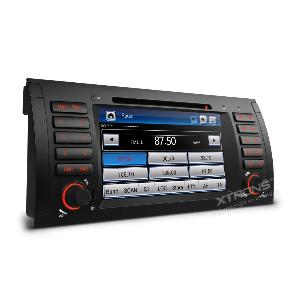 XTRONS 7 дюймов головное устройство 1 din WinCE dvd плеер автомобиля CANbus gps навигация для BMW