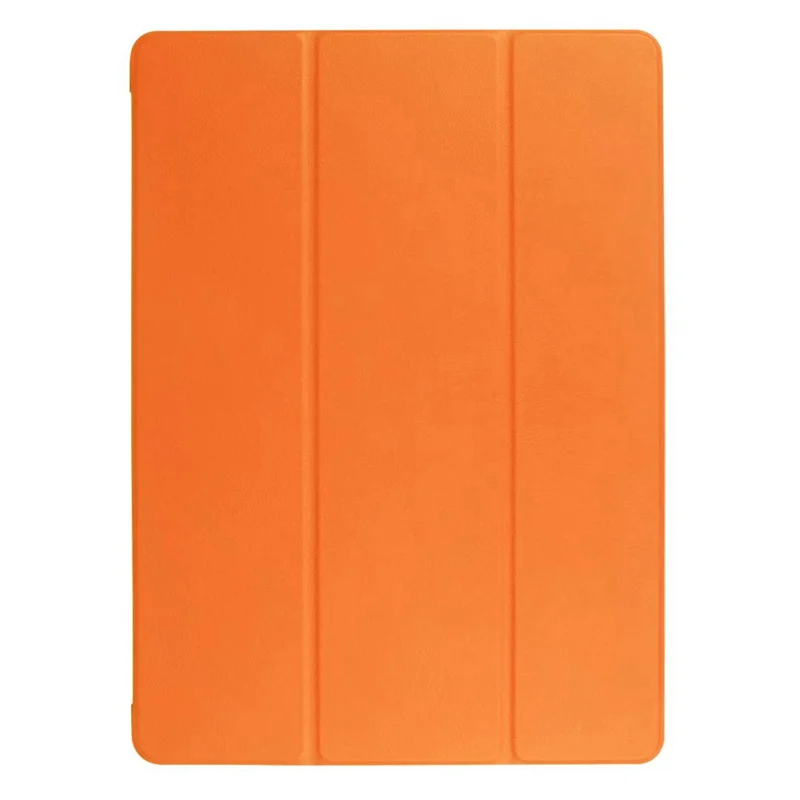 Ультра тонкий кожаный чехол для ipad pro 12,9 / Smart Cover для ipad pro 12,9 с функцией автоматического пробуждения сна+ пленка+ ручка - Цвет: oran