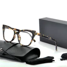 MINCL модные кошачьи очки женские для зрения оправа металлическая оправа Ретро негабаритных очков прозрачный студенческий близорукость оптика очки NX