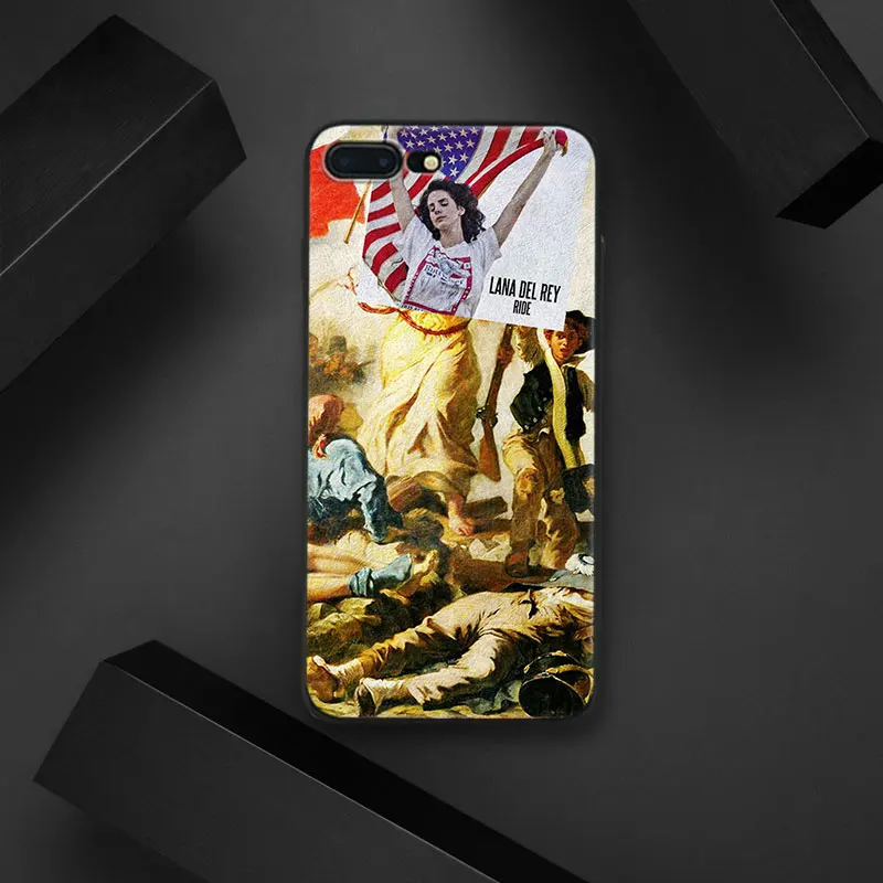 

Lana del Rey collages fun art Coque Tpu Soft Silicone Phone Case Cover Shell For Apple IPhone 5 5s SE 6 6s 7 8 Plus X 10