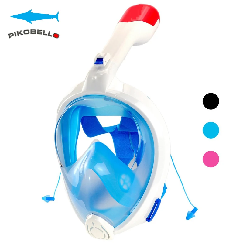 

Snorkeling Full Face Diving Mask Swim Mask 180 Degree Snorkel Mask Easy to Breath