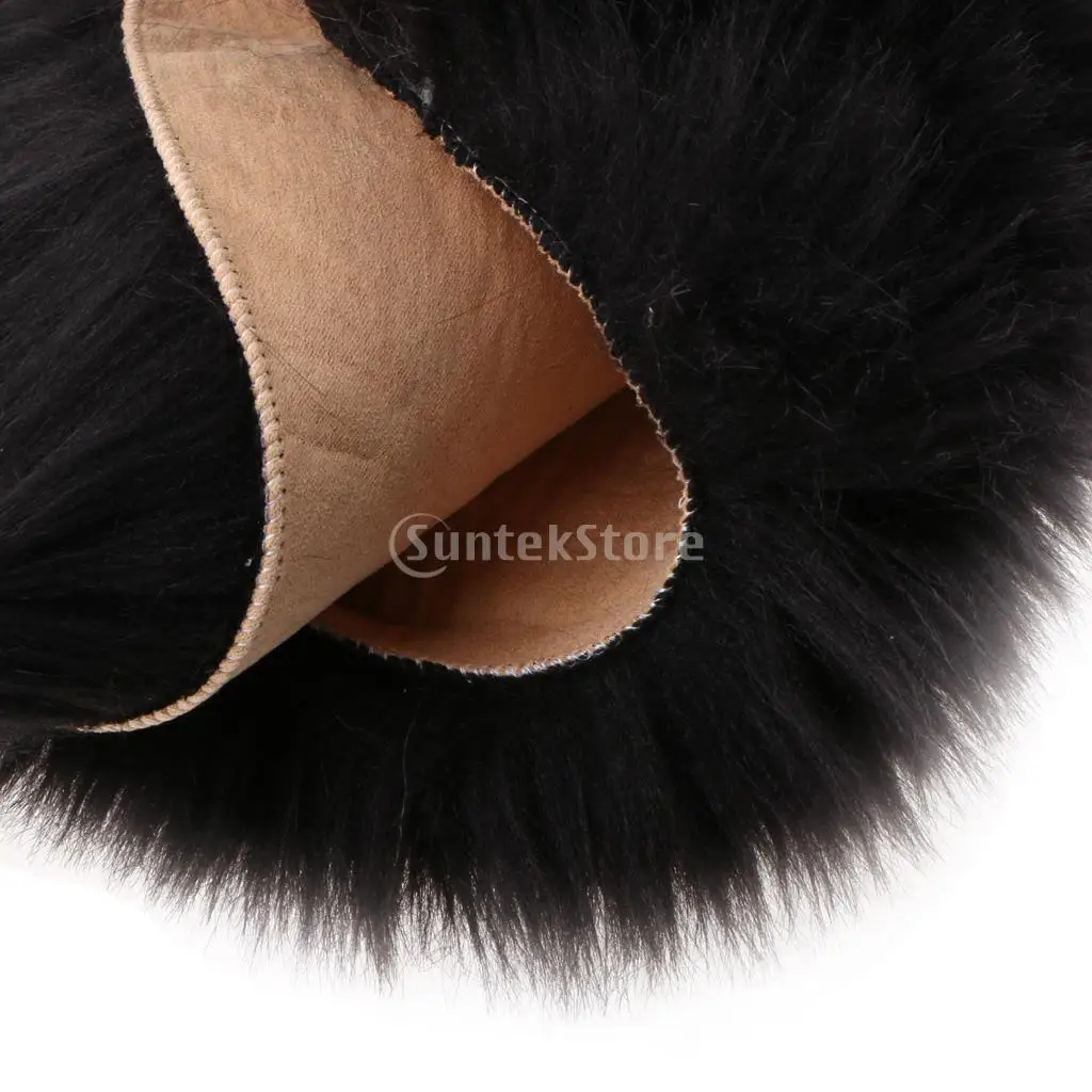 3 Pieces Soft Sheepskin Fluffy Shaggy Fake Faux Fur Rug Small Mat Throw Washable