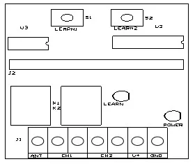 Normstahl crawford EA433 2 км микро, EA433 2KS RCU 433-2 N002800 пульт дистанционного управления приемник