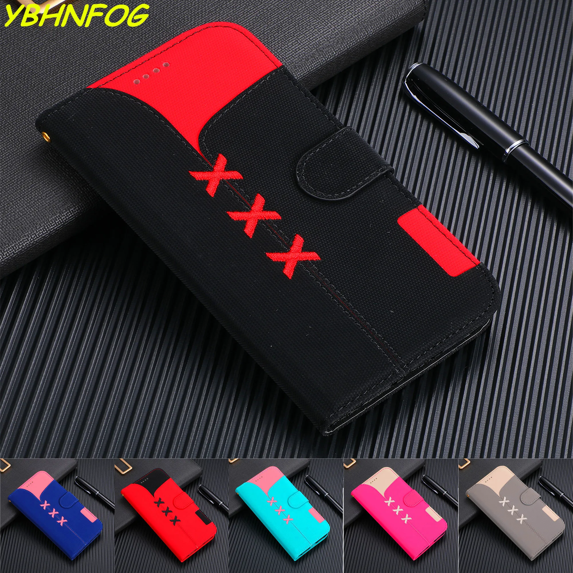 

Luxury PU Leather Wallet Case For Xiaomi Redmi Note 6 Pro Card Slots Flip Cover Case For Xiaomi Redmi Note 7 Stand Bags Coque