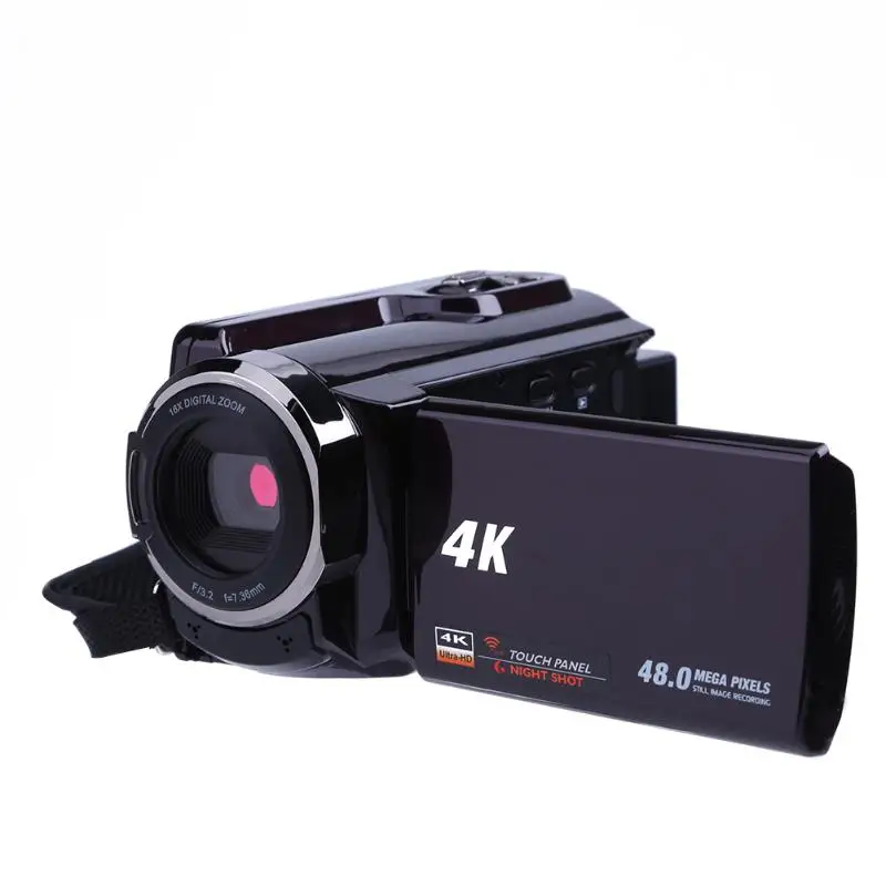 

ALLOET 4K FHD 16X Digital Zoom WIFI Camera 48MP 2160P IR Night Vision Camcorder 3" LCD Capacitive Touch Screen Camera Video DV