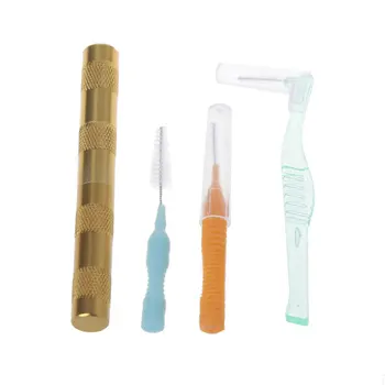 

New 4Pcs Cleaning Airbrush Nozzle Spray Gun Repair Needle&Brush Kit Tool Set
