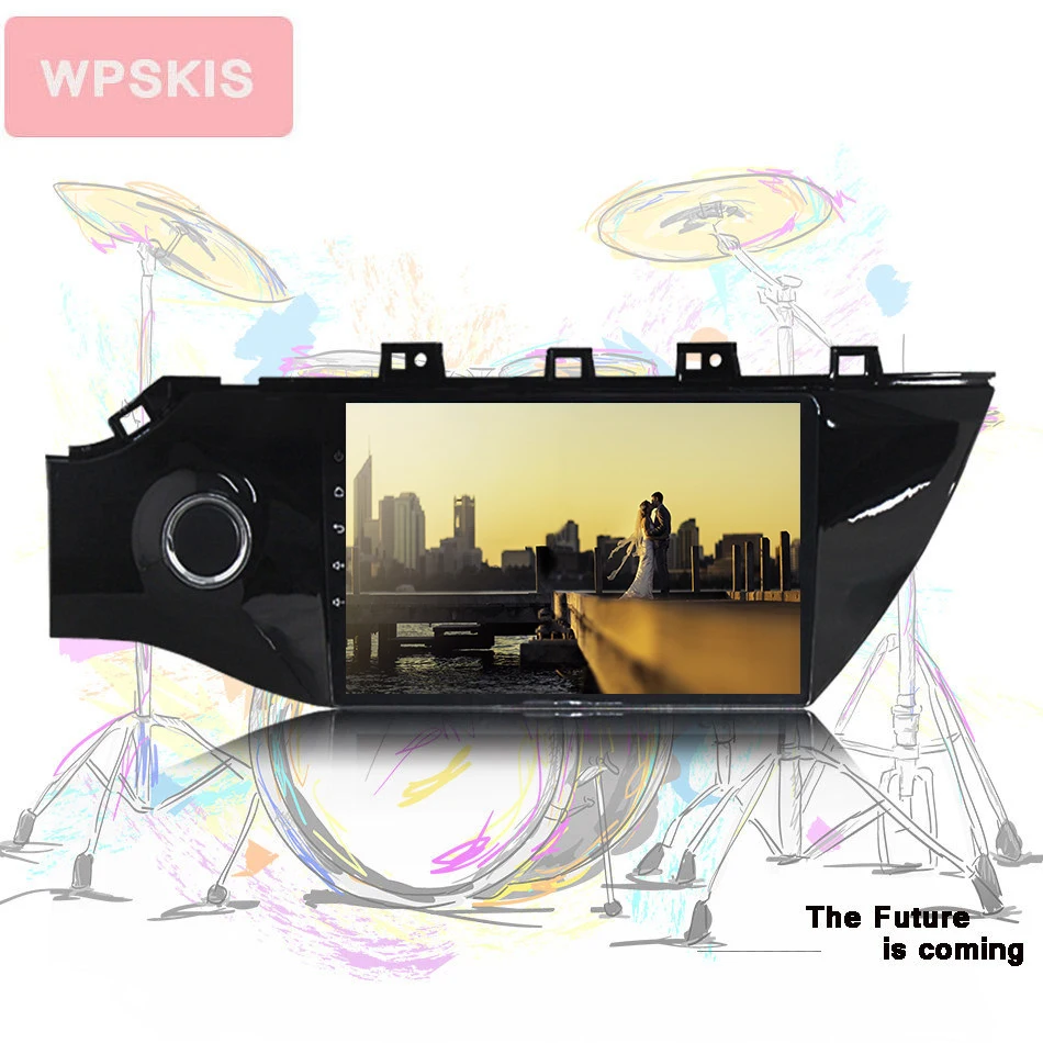 Discount 10.1 inch Android 9.0 car dvd player for KIA RIO K2 2017 2018 2019 car gps navigation car stereo multimedia player with 3/4G BT 2