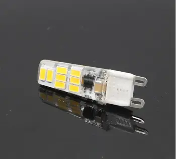 

10 pcs/lot mini G9 led bulb led G9 220v 5W leds smd 5733 silicone body light warm white cold white Spotlight