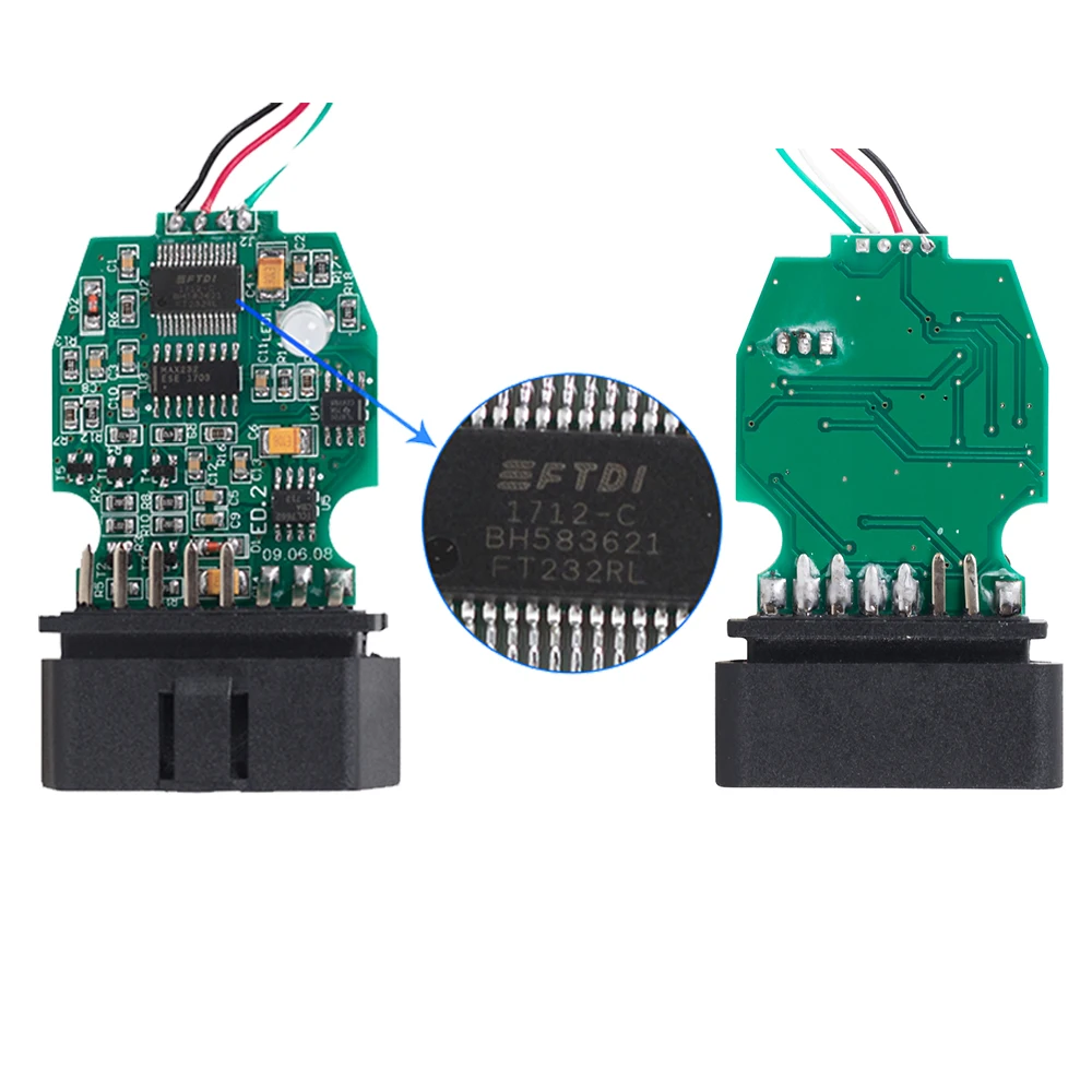 Инструмент для настройки чипа ECU Galletto 1260 EOBD/OBD2 Flasher с чипом FTDI FT232RL разъемы ЭБУ