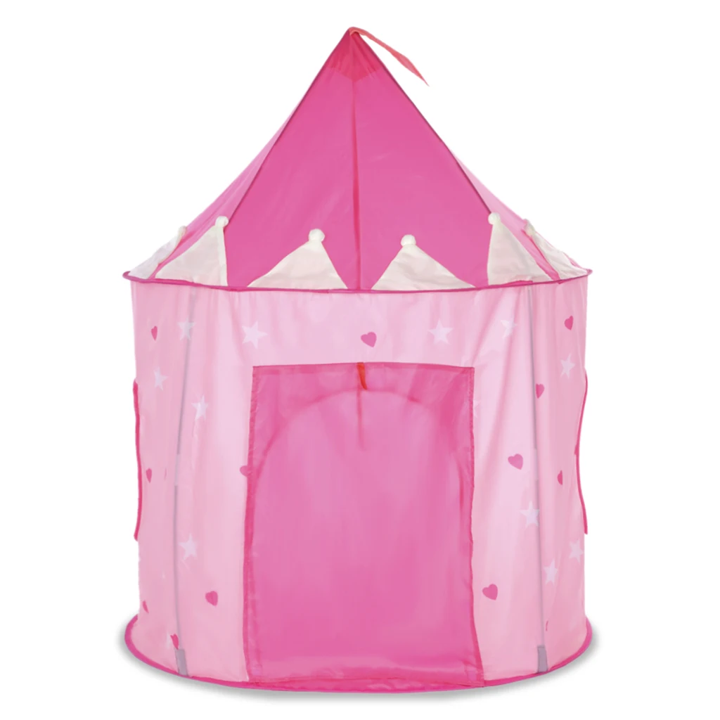 Folding Luminescent Mongolia Pop Up Playhouse Princess Tent + Floor Cushion Carpet Kids Toy