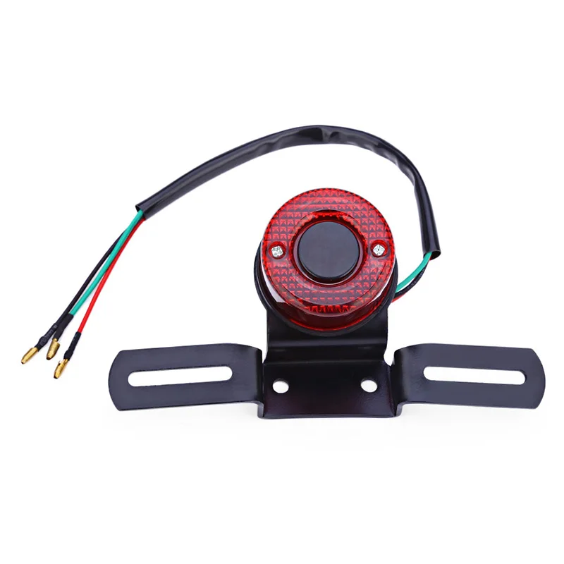 

Motorcycle LED Tail Brake Stop Light License Plate Holder