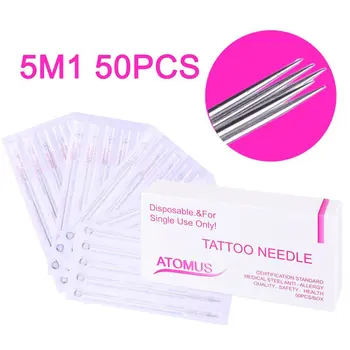 

50 stick tattoo needles 5RL Premium Tattoo Needles for DIY Hand Poke Stick