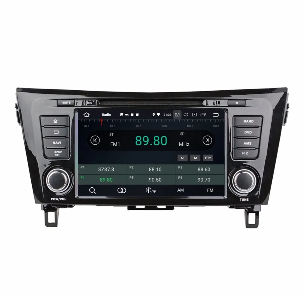 Perfect Octa Core 8 inch 8 core Android 9.0 Car Radio DVD player GPS for for Nissan Qashqai X-Trail 2013 2014 NAVIGATION 4G RAM 64G ROM 4