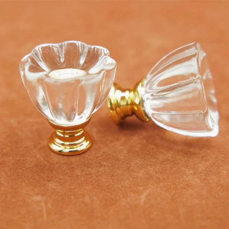 Buy Dia 30mm Crystal Glass Dresser Knobs Drawer Pulls
