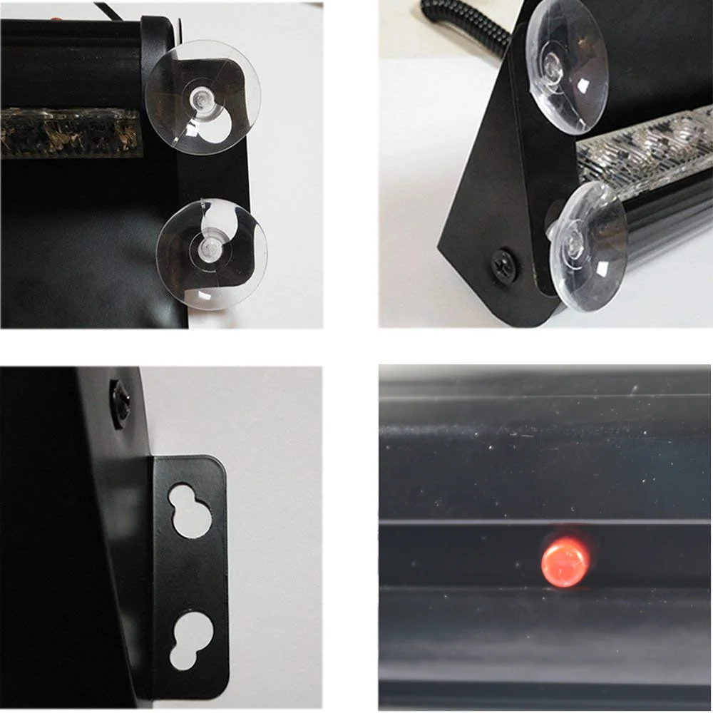 Car Truck Emergency Flasher Dash Strobe Warning Light Day Running Flash Led Police Lights 8 LEDs 3 Flashing Modes 12V Car Truck Emergency Flasher Dash Strobe Warning Light Day Running Flash Led Police Lights 8 LEDs 3 Flashing Modes 12V