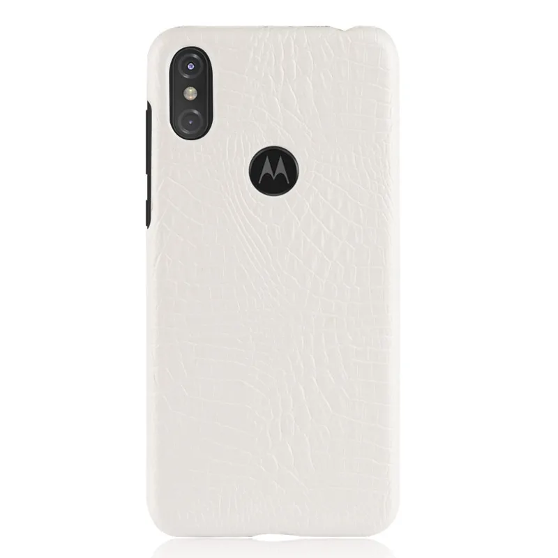 Capa para Motorola Moto One P30 Play, capa de couro de grão de madeira com  porta-cartão e janela, capa flip magnética para Motorola Moto One P30 Play
