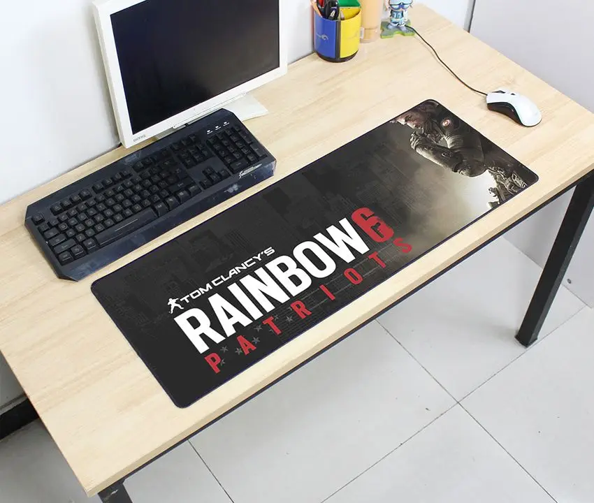 Rainbow Six Siege коврик для мыши 800x300x2 мм Коврик Для Мыши Компьютерный коврик для мыши Лидер продаж игровой коврик для мыши геймер для клавиатуры коврики для мыши - Цвет: size 800x300x2mm