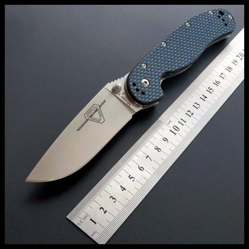 

BJL Folding Blade Knife AUS-8 Steel Blade Pocket Knife Carbon Fiber Handle Tactical Knife Survival Camping Knives EDC Tool