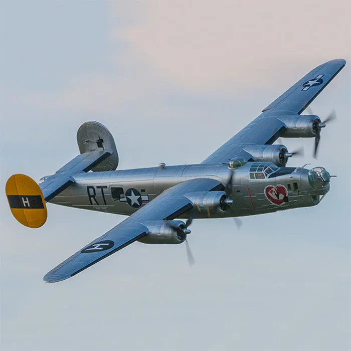 Модель радиоуправляемого самолета Freewing Flightline 2000 мм wingspan B24 B 24 Liberator PNP|rc airplane|rc