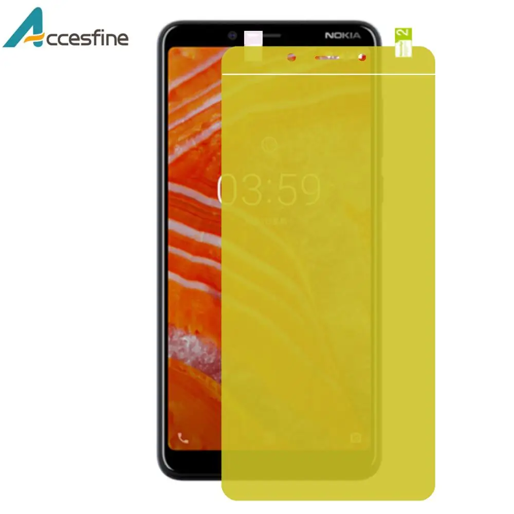 

5D Full Cover Hydrogel Protective Film For Nokia 3 3.1 3.1 Plus 6 6.1 Plus Guard TPU Nano Screen Protector Soft Membrane