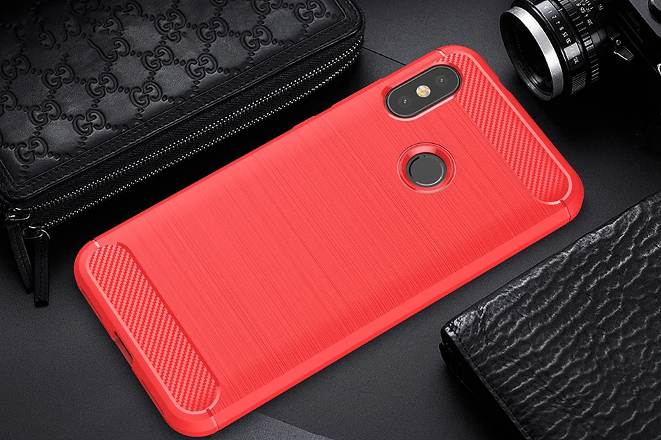 TOMKAS Carbon Fiber Phone Case For Xiaomi Redmi 6 Pro TPU Soft Case For Xiaomi Redmi 6 6A Silicone Cover Coque Fundas Carcasa    (13)
