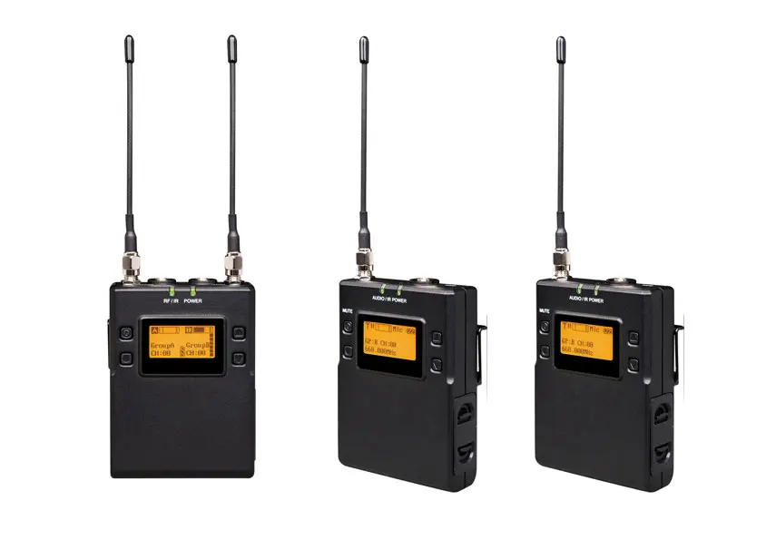 ACEMIC DV-800 Двухканальный беспроводной интервью Запись микрофон для камеры/DSLR/мобильный интервью запись