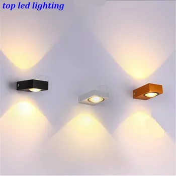 

Waterproof IP 65 Aluminum Led Wall Lamps for Garden Aisle Bedroom 3 Colors Creative Indoor Outdoor TV Background Wall Light 1161