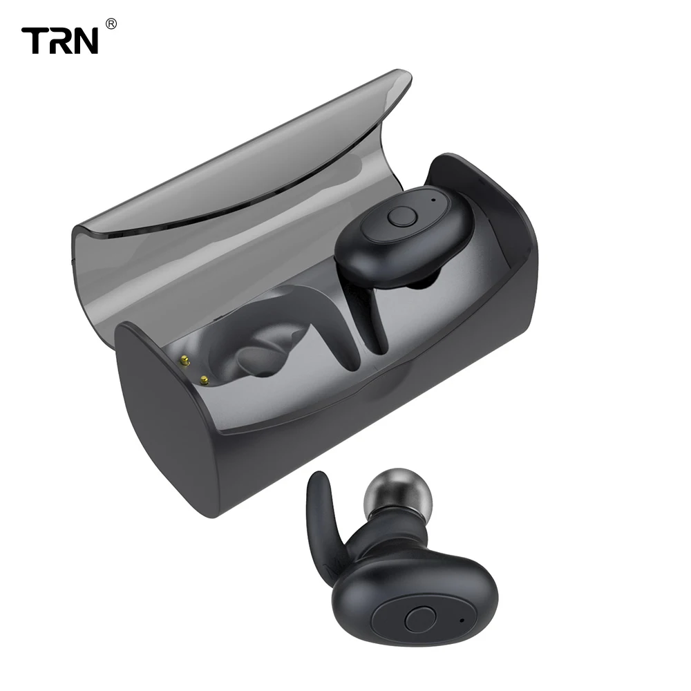 

TRN T100 Wireless Bluetooth Earphones 5.0 TWS Sport Stereo Handsfree Bluetooth 5.0 Headset With Charging Case For iPhone X 7