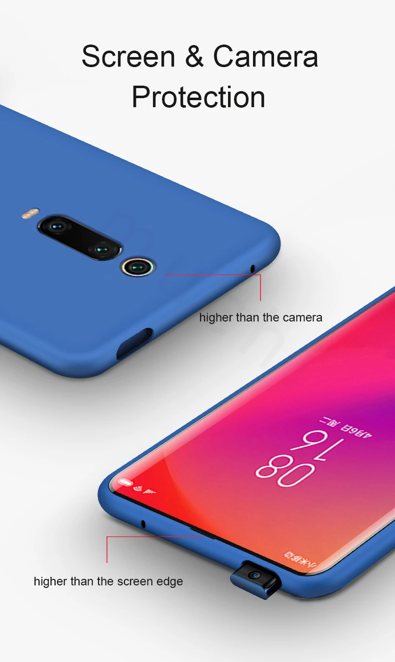 Чехол для Xiaomi Mi 9T Pro, жидкий силиконовый резиновый мягкий чехол для Xiomi Xiaomi Mi 9T Mi9T Pro, чехлы для телефонов, противоударный чехол