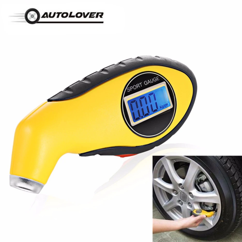 Auto Car Gauge Tester Diagnostic tool for Driving Safety tire pressure gauge Meter Manometer Barometers Tester Digital LCD Tyre